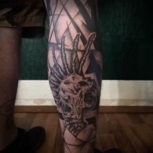 tattoo Darkart schädel punk